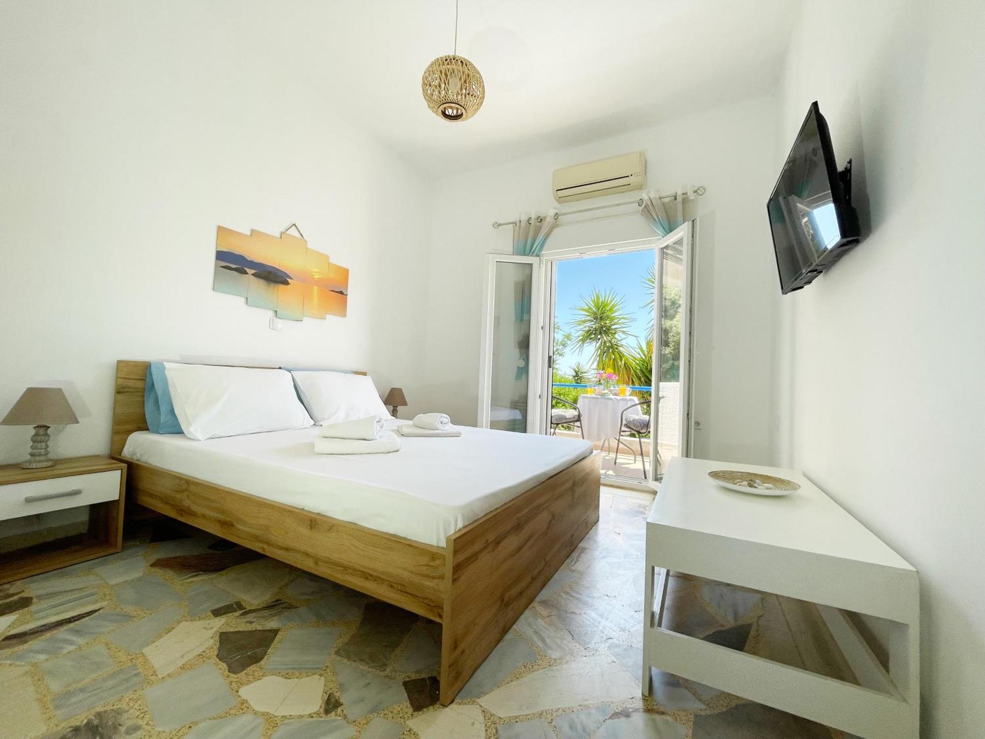 Odysseas Apartments 2 Marathokampos Bagian luar foto